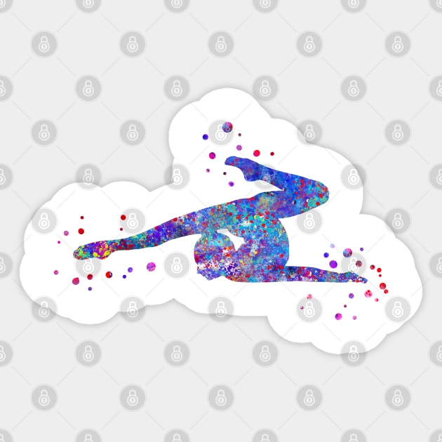 Gymnastics girl Sticker by RosaliArt